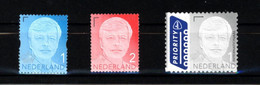 Nederland NVPH 3373-75 Willem Alexander Jaartal 2015 Gestanst Postfris MNH Netherlands - Nuevos