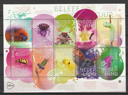 Nederland NVPH 3658-67 V3658-67 Vel Beleef De Natuur Insecten 2018 Postfris MNH Fauna - Nuevos