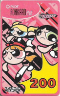 Philippines - PLDT (Chip) - Power Puff Girls, Cartoon Network, Gem5 Red, 31.03.2003, 200₱, Used - Filippijnen