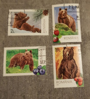 ROMANIA 2020 BEARS  SET  USED-CTO - Gebraucht