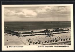 AK Swinemünde, Blick Vom Kurhausturm Auf Das Gesellschaftsbad  - Pommern