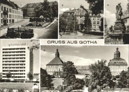 72362388 Gotha Thueringen Rathausbrunnen Neumarkt Hochhaus Ingenieuschule Gotha - Gotha