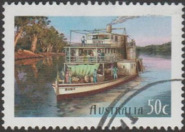 AUSTRALIA - USED 2003 50c Murray River Shipping - P.S. Ruby - Used Stamps