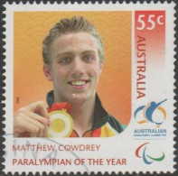 AUSTRALIA - USED 2008 55c Paralympian Of The Year - Matthew Cowdrey - Gebruikt