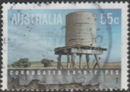 AUSTRALIA - USED 2009 55c Corrugated Landscapes - Water Tank - Used Stamps