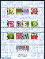 Poland 2006 Alphabet Part II 13v M/s, Mint NH, Nature - Performance Art - Transport - Elephants - Fruit - Zebra - Musi.. - Ongebruikt