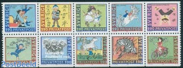Sweden 1987 Astrid Lindgren 10v [++++], Mint NH, Nature - Sport - Cats - Horses - Cycling - Art - Authors - Children's.. - Unused Stamps
