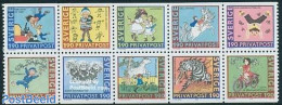 Sweden 1987 Astrid Lindgren 10v [++++], Mint NH, Nature - Sport - Cats - Horses - Cycling - Art - Authors - Children's.. - Neufs