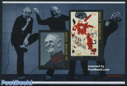 Sweden 2008 Dario Fo S/s, Mint NH, History - Performance Art - Nobel Prize Winners - Theatre - Unused Stamps