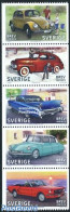 Sweden 2009 Classic Cars 5v (VW,Citroen,Ford,Volvo,Cadillac), Mint NH, Transport - Automobiles - Unused Stamps