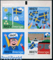 Sweden 2011 Flag 4v S-a, Mint NH, History - Transport - Flags - Ships And Boats - Nuovi