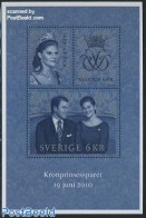 Sweden 2010 Royal Wedding S/s, Mint NH, History - Kings & Queens (Royalty) - Unused Stamps