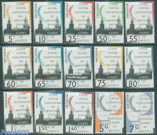 Netherlands 1989 Cour Internationale De Justice 15v, Unused (hinged) - Unused Stamps