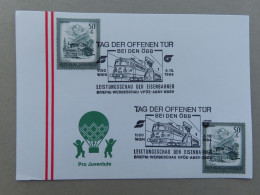 Österreich Pro Juventute - Mit Sonderstempel 6. 10. 1984 Wien, Tag Der Offenen Tür Bei Der ÖBB (Nr. 2158) - Other & Unclassified