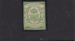 Oldenburg: MiNr. 10b, *, BPP Attest - Oldenburg