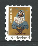 Nederland NVPH 3678 De Fabeltjeskrant Mijnheer De Uil 2018 Postfris MNH Netherlands - Nuevos