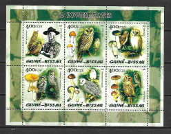 Guinea Bissau 2005 Birds - Owls - Scouting Sheetlet MNH - Uilen