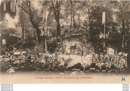 PARIS VIe  COLLEGE STANISLAS PROCESSION DE LA FETE DIEU - Distrito: 06