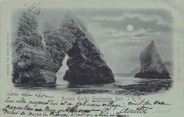 England - Isle Of Wight - Arched Rocks, Freshwater Bay By Night - Publ. Postcard Salute Co. - Sonstige & Ohne Zuordnung