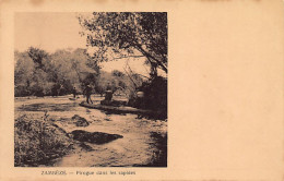 Zambia - Pirogue In The Rapids Of The Zambezi River - Publ. Missions Evangéliques De Paris  - Zambia