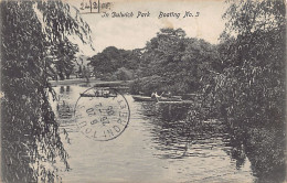England - DULWICH London - In Dulwich Park - Boating No. 3 - London Suburbs