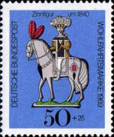 RFA Poste N** Yv: 472 Mi:607 Wohlfahrtspflege Zinnfigur Um 1840 (Thème) - Horses