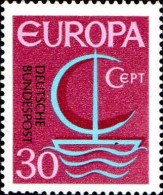 RFA Poste N** Yv: 377 Mi:520 Europa Cept (Thème) - 1966