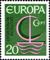 RFA Poste N** Yv: 376 Mi:519 Europa Cept (Thème) - 1966
