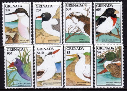 1988 Grenada 1744-1751 Birds 15,00 € - Marine Web-footed Birds