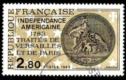 France Poste Obl Yv:2285 Mi:2409 Traité De Versailles & De Paris (Beau Cachet Rond) - Gebraucht