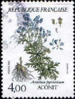 France Poste Obl Yv:2269 Mi:2395 Aconit Aconitum Pyrenaicum (cachet Rond) - Used Stamps