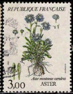 France Poste Obl Yv:2268 Mi:2394 Aster Aster Montanus Coeruleus (cachet Rond) - Used Stamps