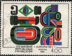 France Poste Obl Yv:2263 Mi:2389 Jean Dewasne Aurora-set (Beau Cachet Rond) - Used Stamps