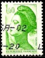 France Poste Obl Yv:2219 Mi:2338A Liberté De Gandon (Obl.mécanique) - Gebraucht