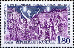 France Poste N** Yv:2224 Mi:2349 1.Eclairage Public à L'électricité Grenoble - Unused Stamps