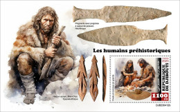 2024-05 - DJIBOUTI - PREHISTORIC HUMANS          1V  MNH** - Preistoria