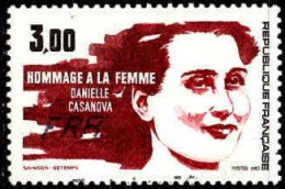 France Poste Obl Yv:2259 Mi:2385 Danielle Casanova Résistante (Obl.mécanique) - Gebraucht