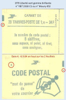 FRANCE - Carnet Conf. 8, Date 4.-6.9.84 - 1f70 Liberté Vert - YT 2318 C1 / Maury 452 - Moderne : 1959-...