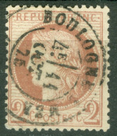 51 Ob TB  Obli Boulogne Sur Mer Pas De Calais  - 1871-1875 Cérès
