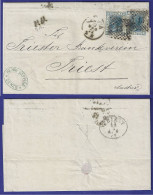 SP 6 - 12.05.1874 – REGNO V. E. II DA GENOVA PER L'AUSTRIA. - Storia Postale