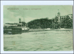 Y15847/ Gravenstein Kurhaus Schiff  AK Nordschleswig 1909 - Nordschleswig