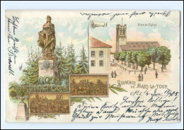 Y9943/ Souvenir De Mars-La.Tour  Litho AK 1905 - Lothringen