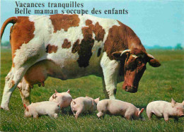 Animaux - Vaches - Carte à Message Humoristique - Cochons - CPM - Voir Scans Recto-Verso - Cows