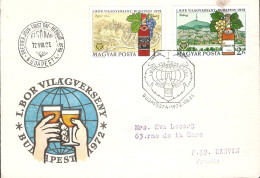 Hungary 1972 FDC Mi 2792-3 ... Bc599 - Storia Postale