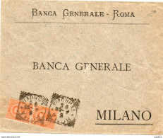 1882  LETTERA INTESTATA BANCA GENERALE ROMA - Marcofilía