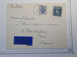 DR19 BELGIQUE  LETTRE   1933  A PARIS FRANCE  + +AFF. INTERESSANT +++ - Storia Postale