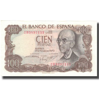 Billet, Espagne, 100 Pesetas, 1970, 1970-11-17, KM:152a, SPL+ - 100 Pesetas