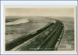 XX12570/ Hindenburgdamm Sylt  Eisenbahn Foto AK Ca.1935 - Sylt