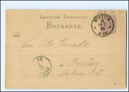 Y20811/ Ganzsache Einkreisstempel Stettin 1855 - Altri & Non Classificati