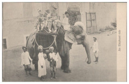 S4290/ An Elephant Ride  Asien Elefanten AK Ca.1910 - Other & Unclassified